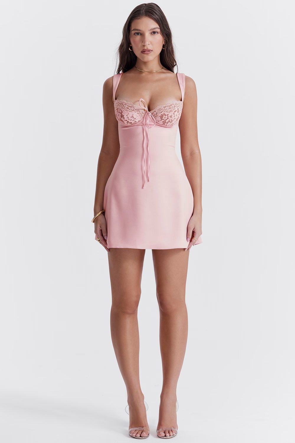 Adalia Mini Dress - Pink - Cinderella