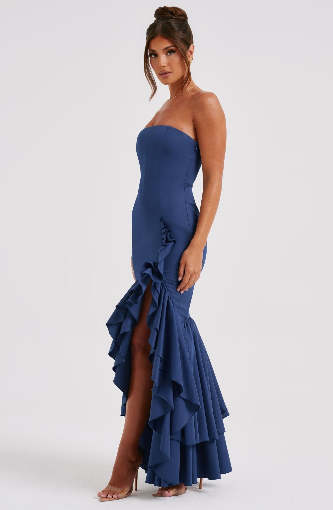 Angelina Maxi Dress - Navy - Blue Maxi Dress