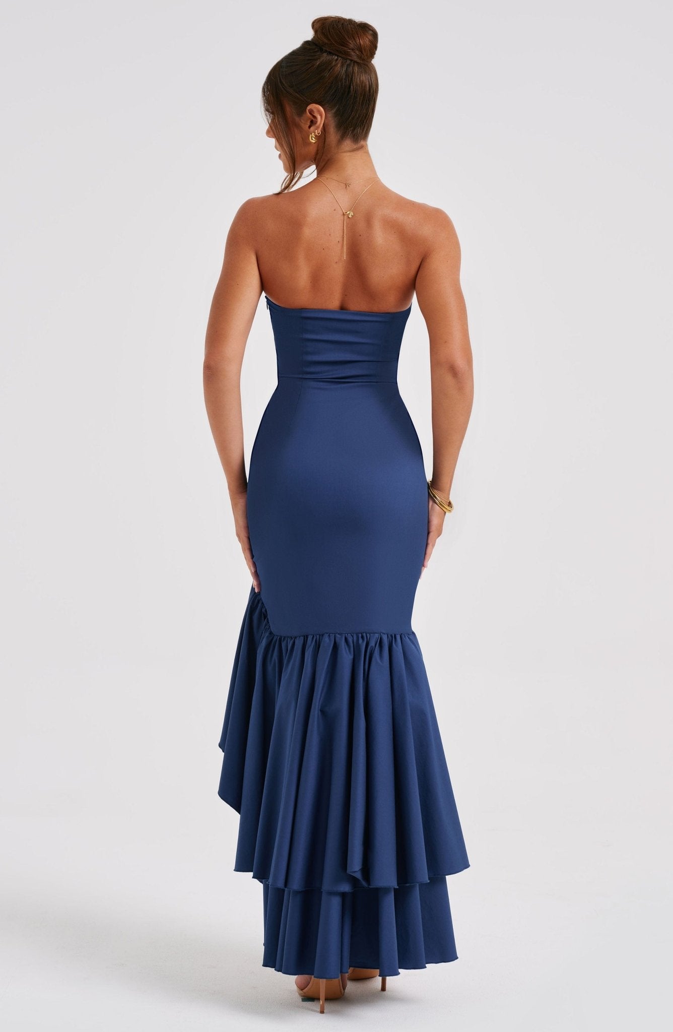 Angelina Maxi Dress - Navy - Blue Maxi Dress