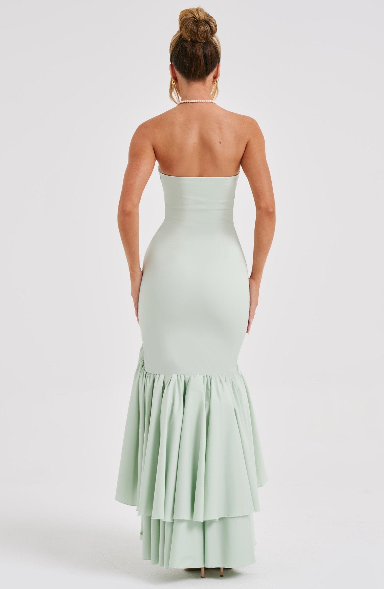 Angelina Maxi Dress - Sage - Sage Maxi Dress