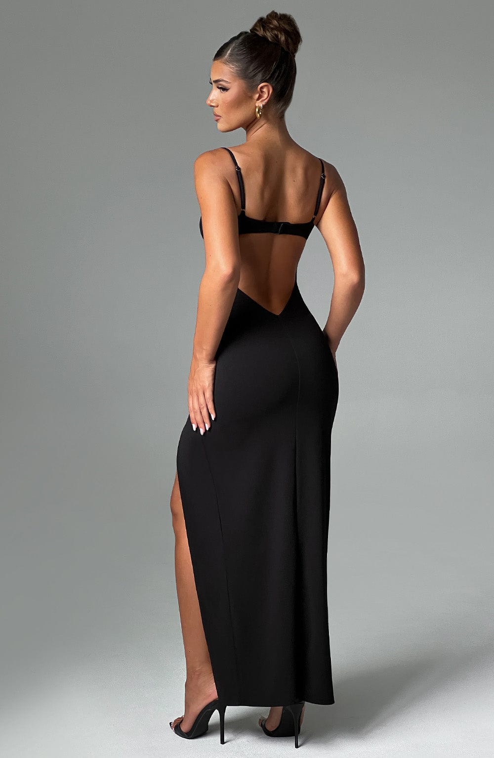 Athena Maxi Dress - Black - Cinderella