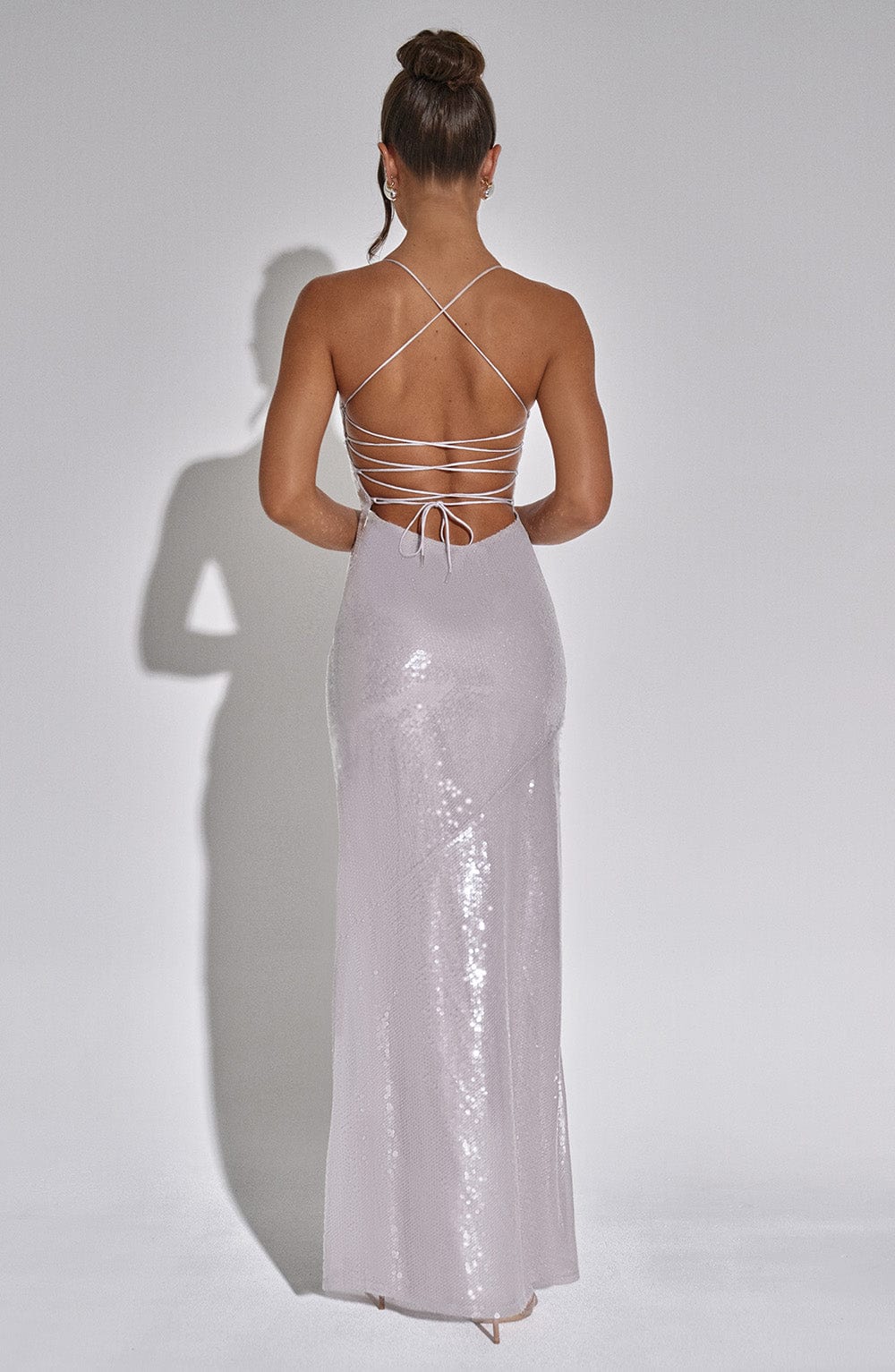 Bells Maxi Dress - Silver - Cinderella