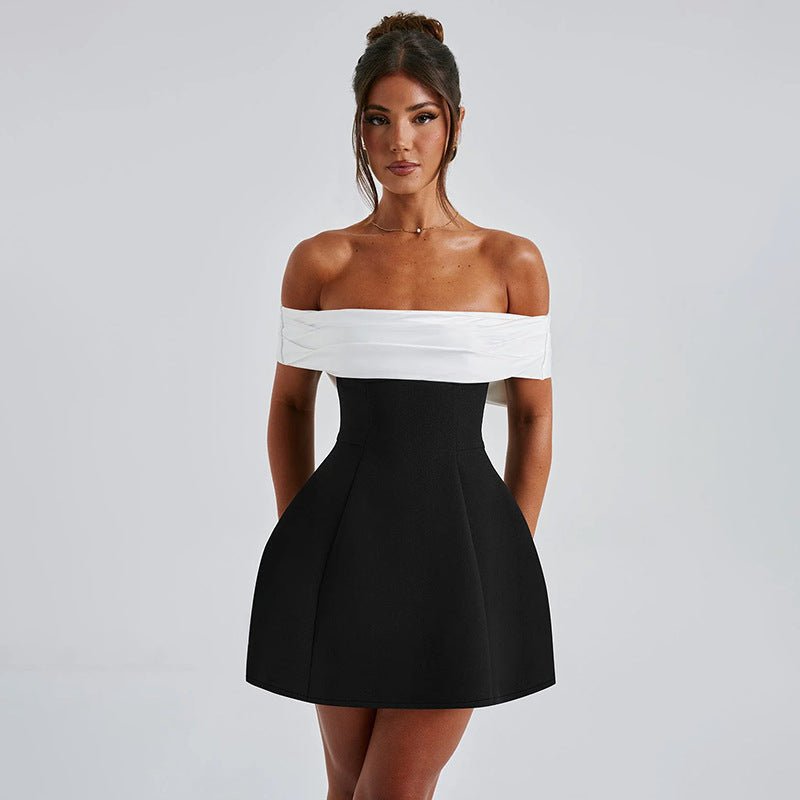 Camille Off - Shoulder Bow Back Dress - Cinderella