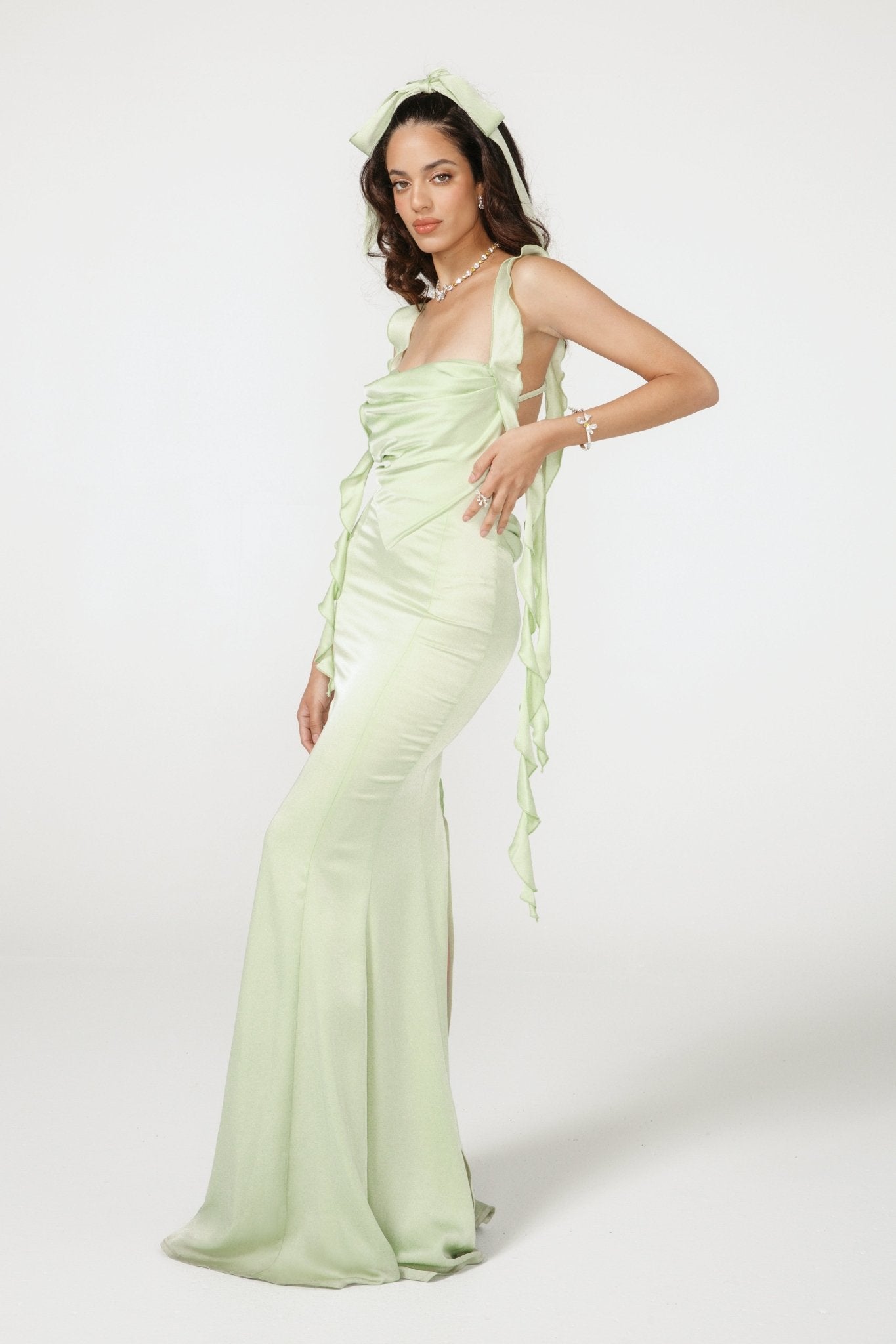 Carole Maxi Dress - Green - Cinderella
