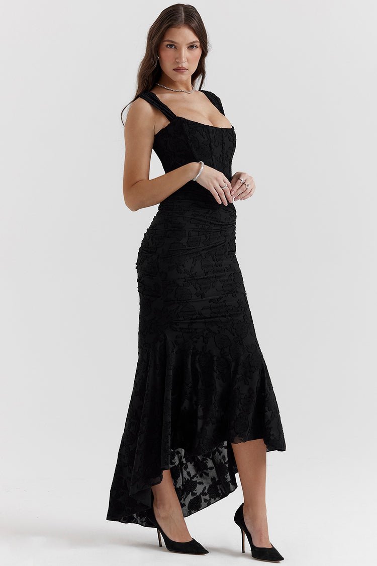 Celine Maxi Dress - Black - Cinderella