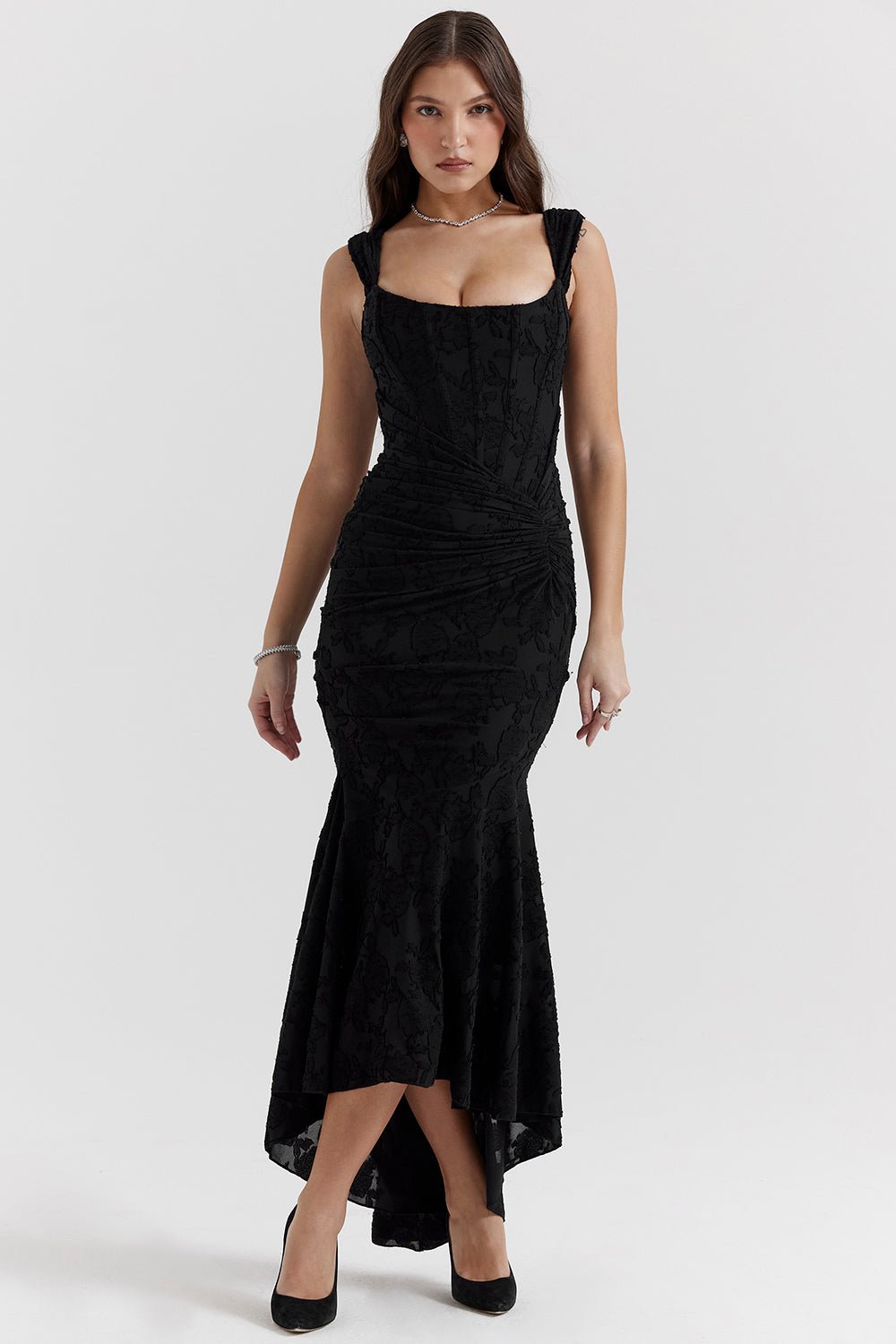 Celine Maxi Dress - Black - Cinderella