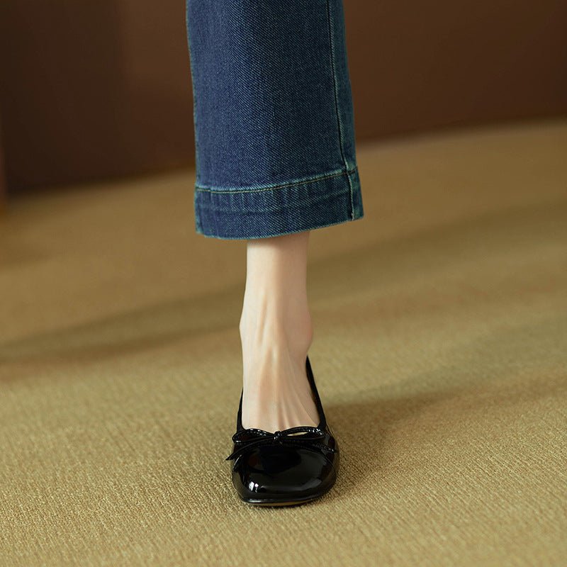 Chic Ballet Flats - Black - Cinderella