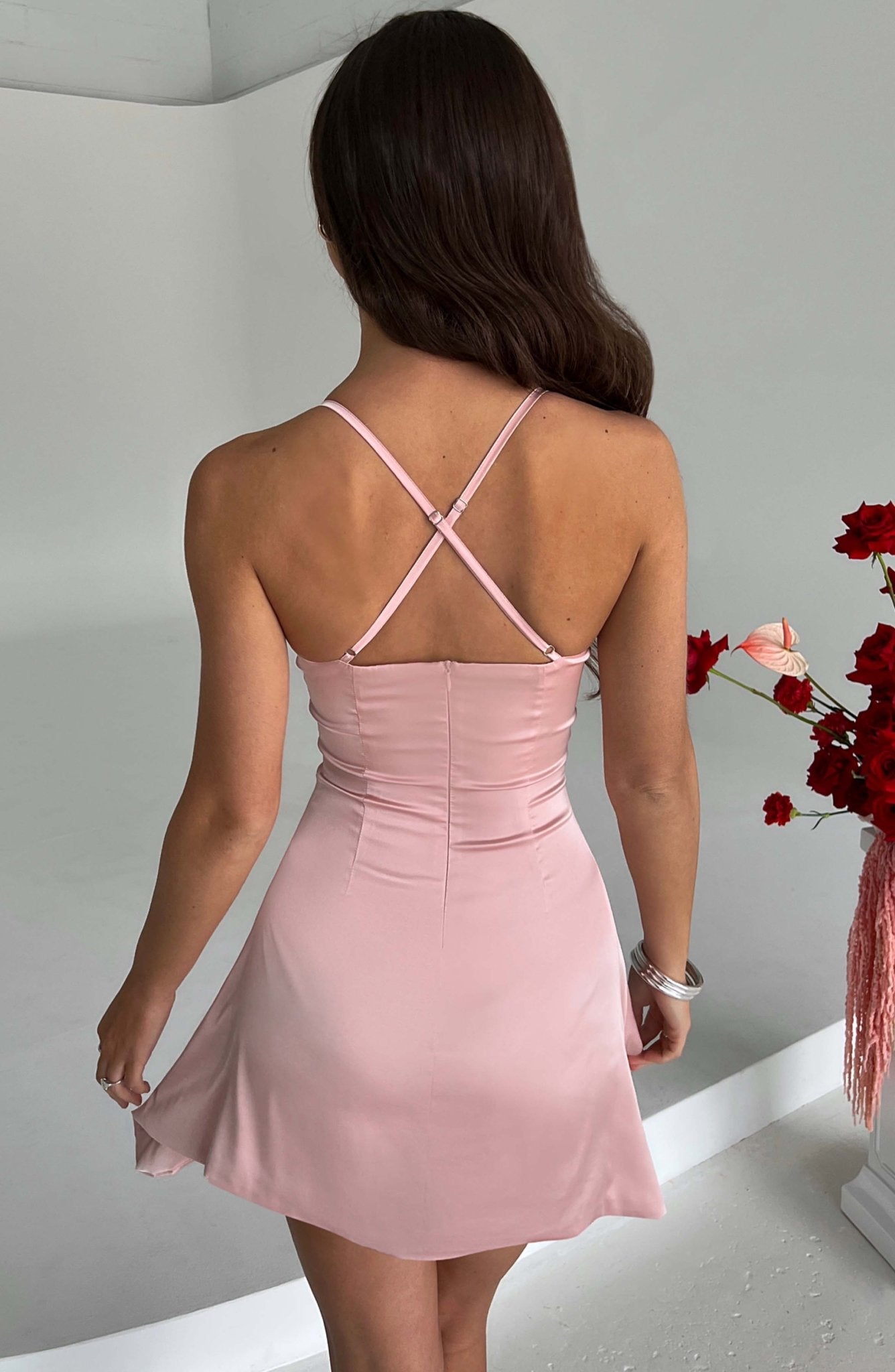 Clarise Mini Dress - Blush - Cinderella