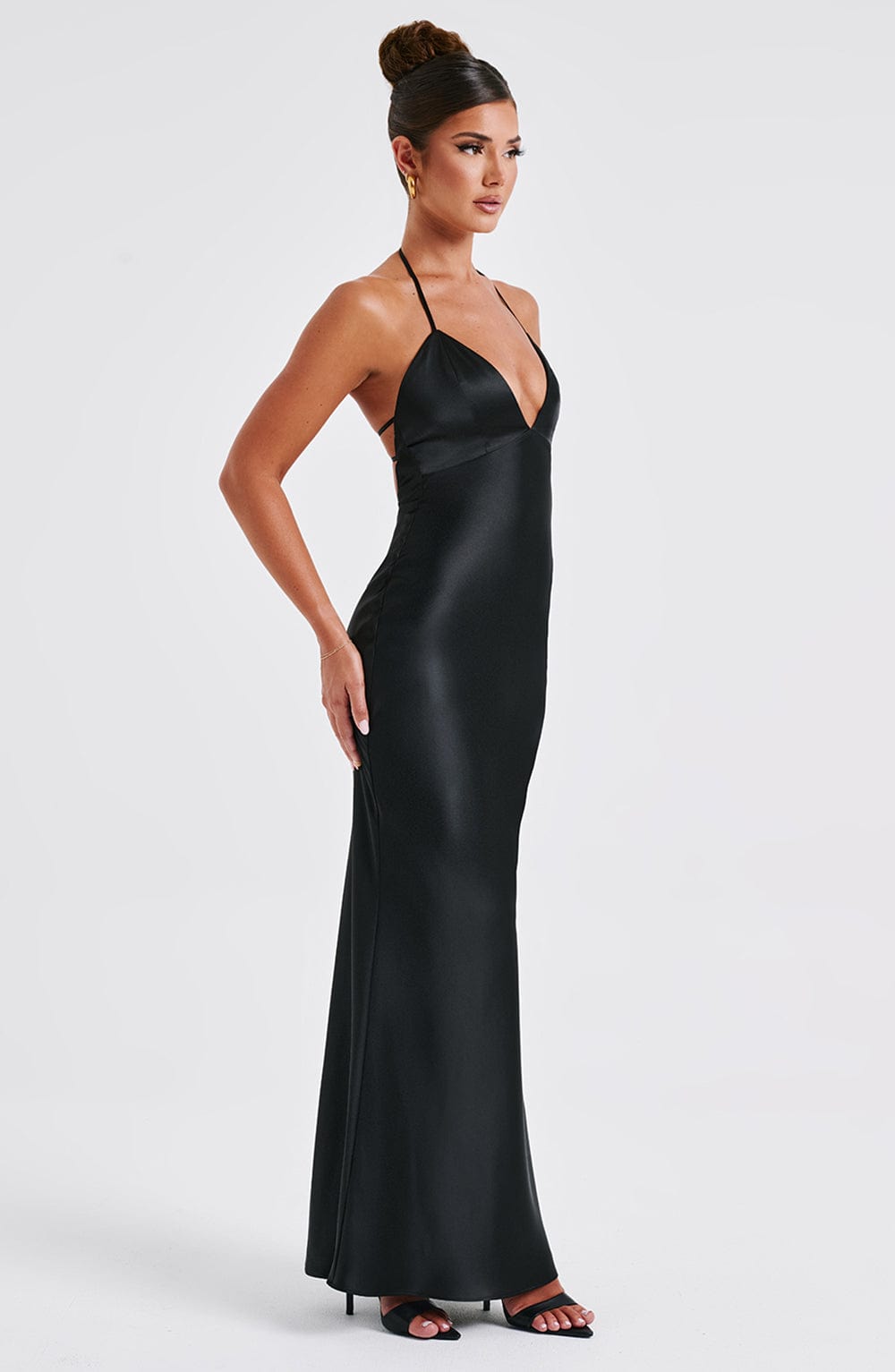 Dahlia Maxi Dress - Black - Cinderella