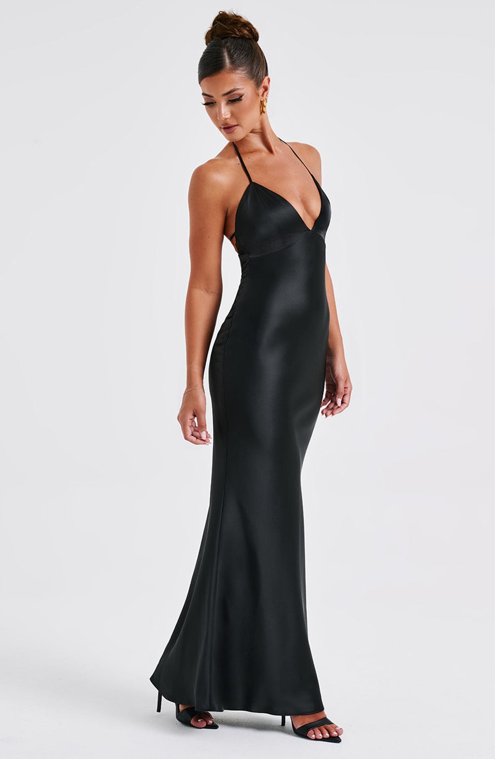 Dahlia Maxi Dress - Black - Cinderella