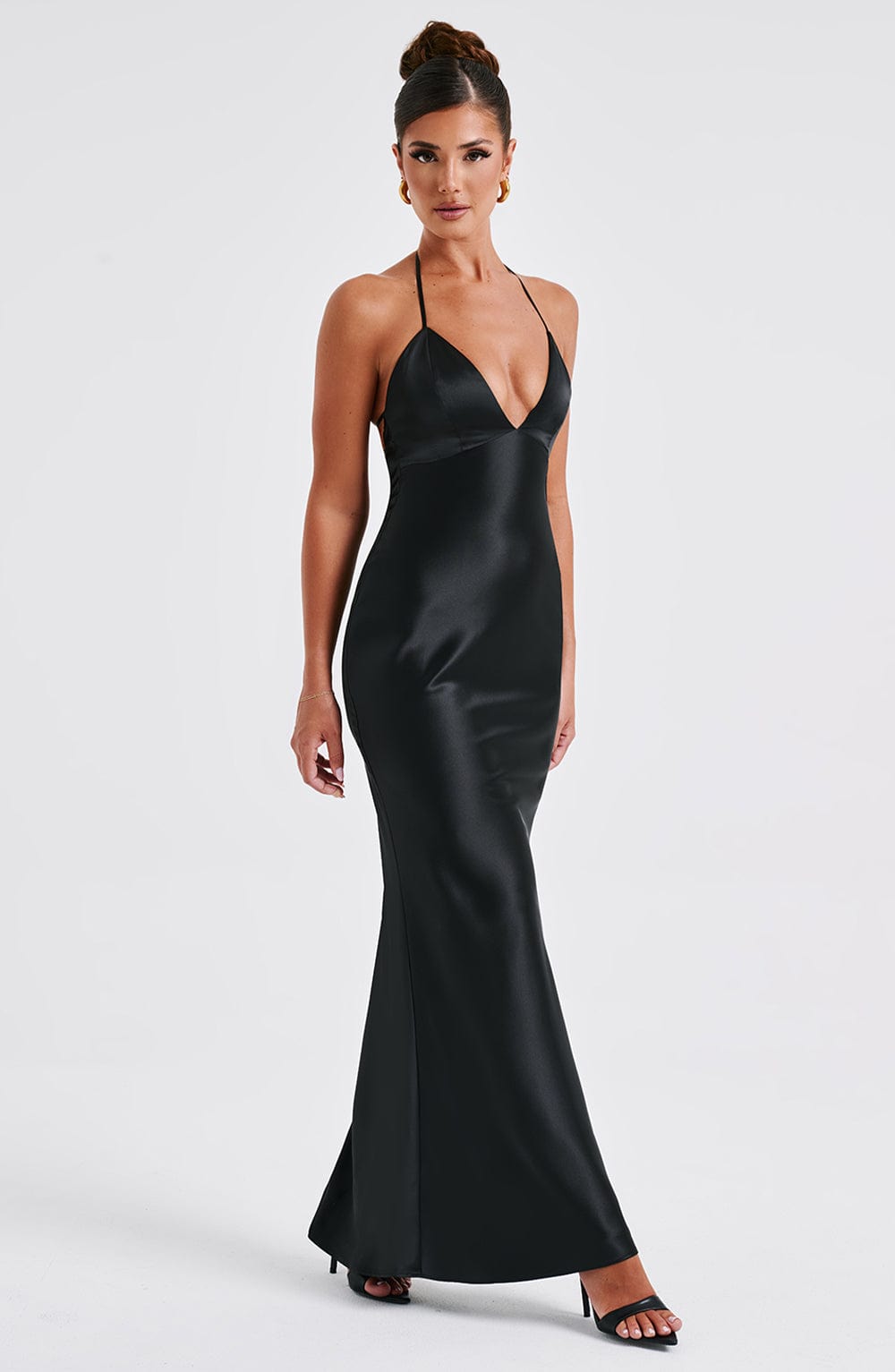 Dahlia Maxi Dress - Black - Cinderella