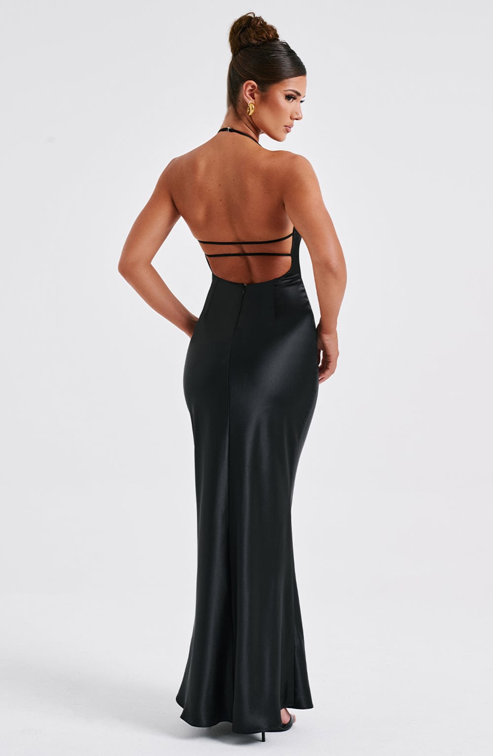 Dahlia Maxi Dress - Black - Cinderella