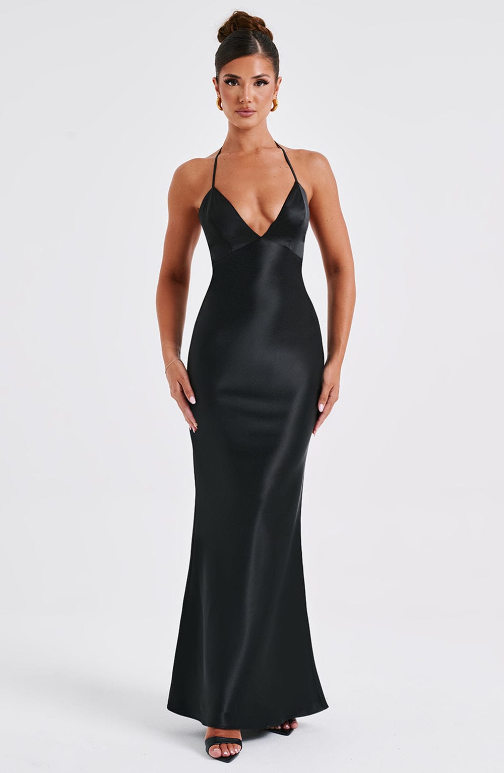 Dahlia Maxi Dress - Black - Cinderella