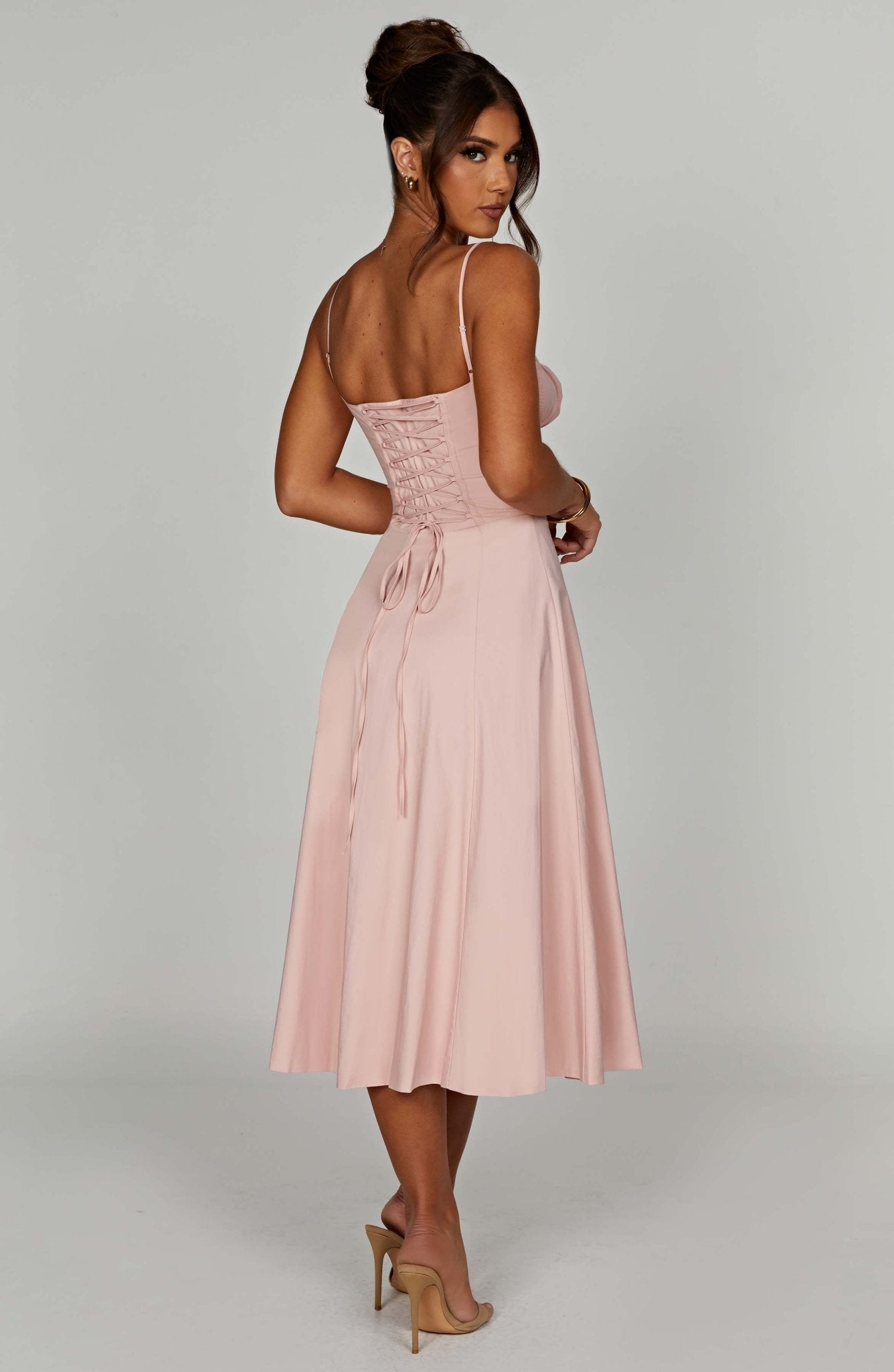 Delilah Midi Dress - Blush - Cinderella