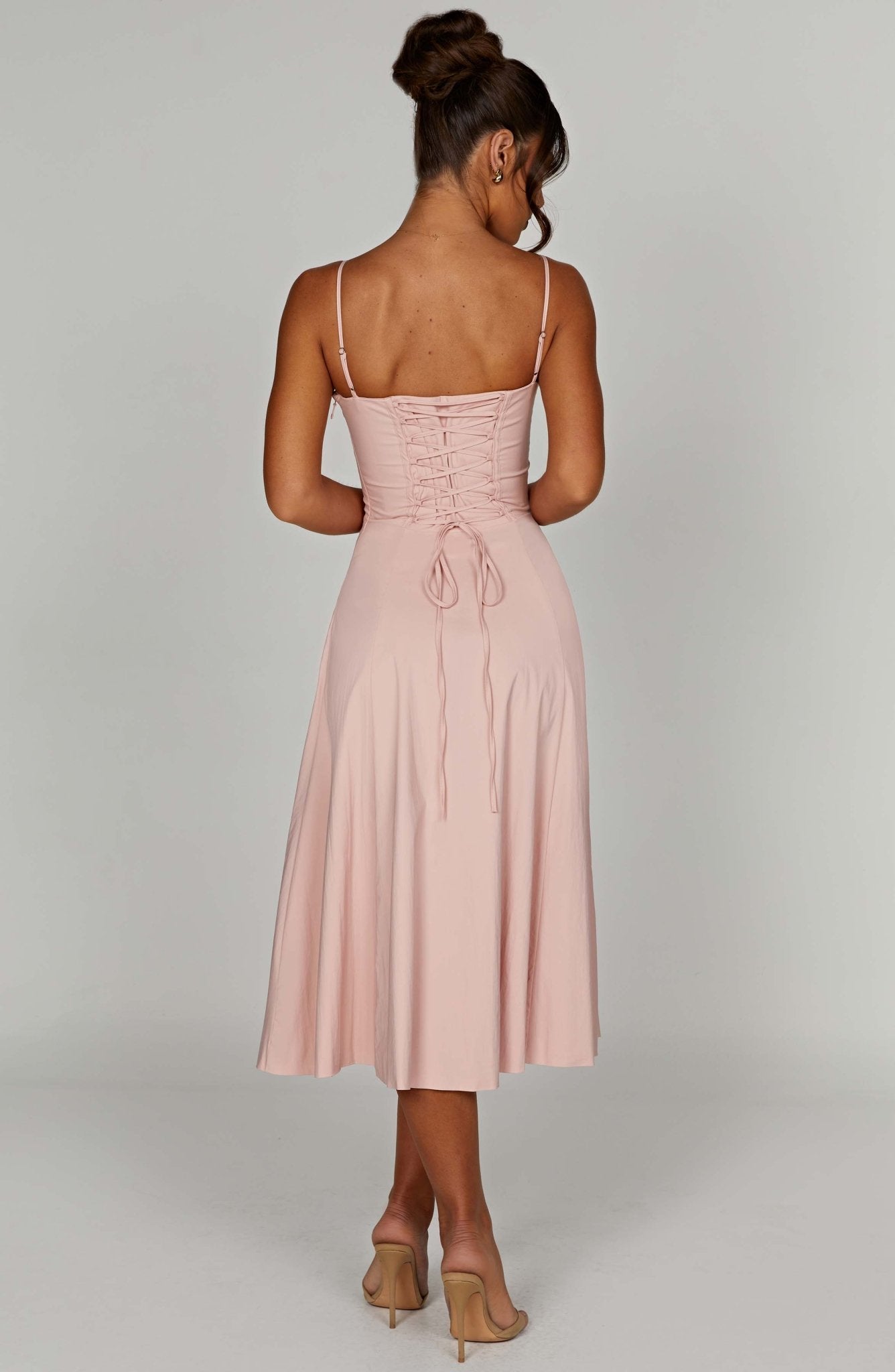 Delilah Midi Dress - Blush - Cinderella