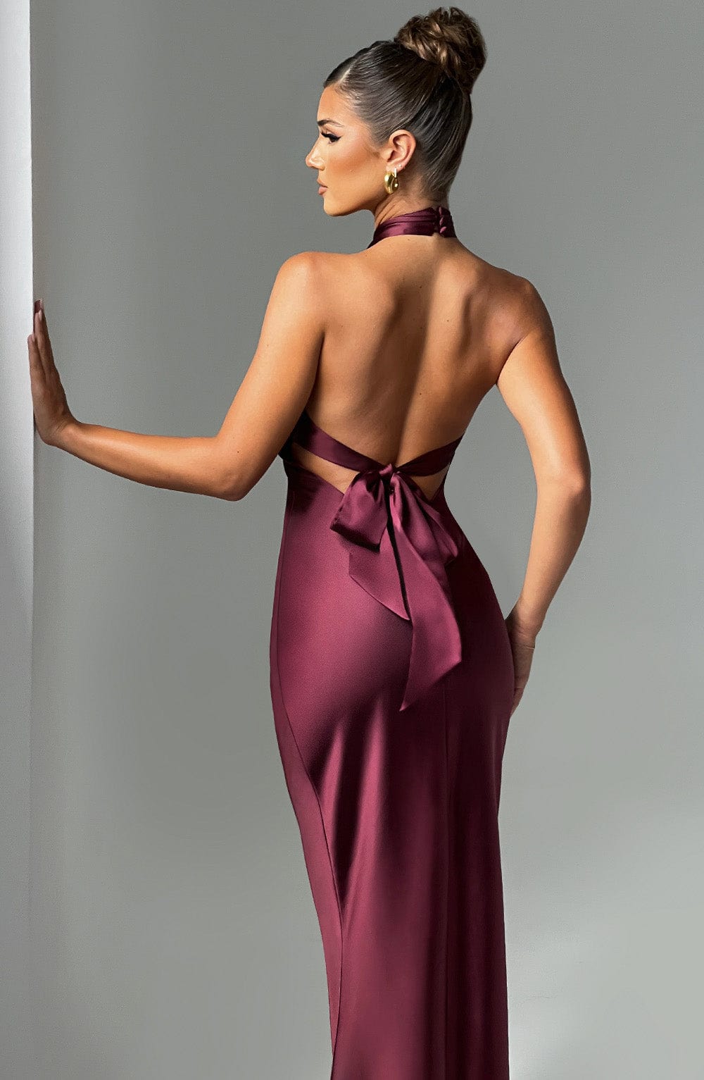 Diana Maxi Dress - Burgundy - Cinderella