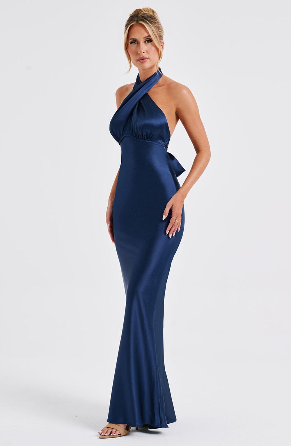 Diana Maxi Dress - Navy - Cinderella