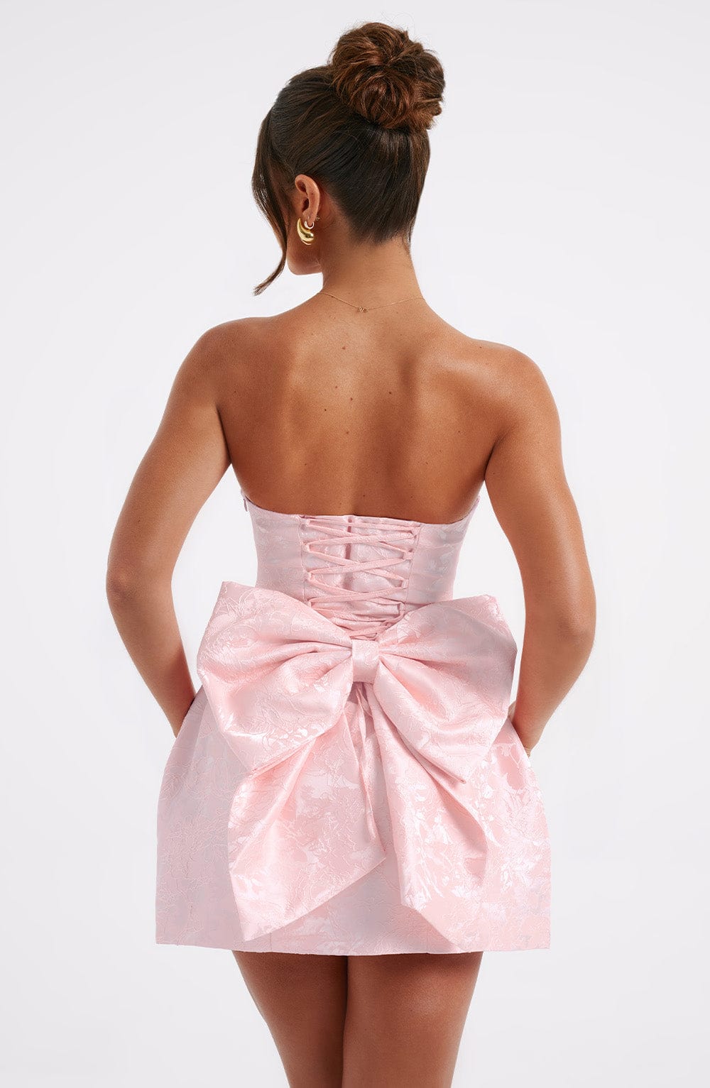 Elenora Mini Dress - Blush - Cinderella