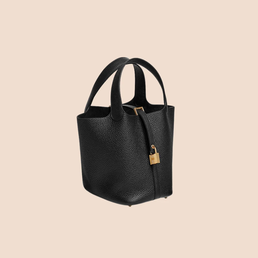 Etoupe Luxe Lock Tote - Cinderella