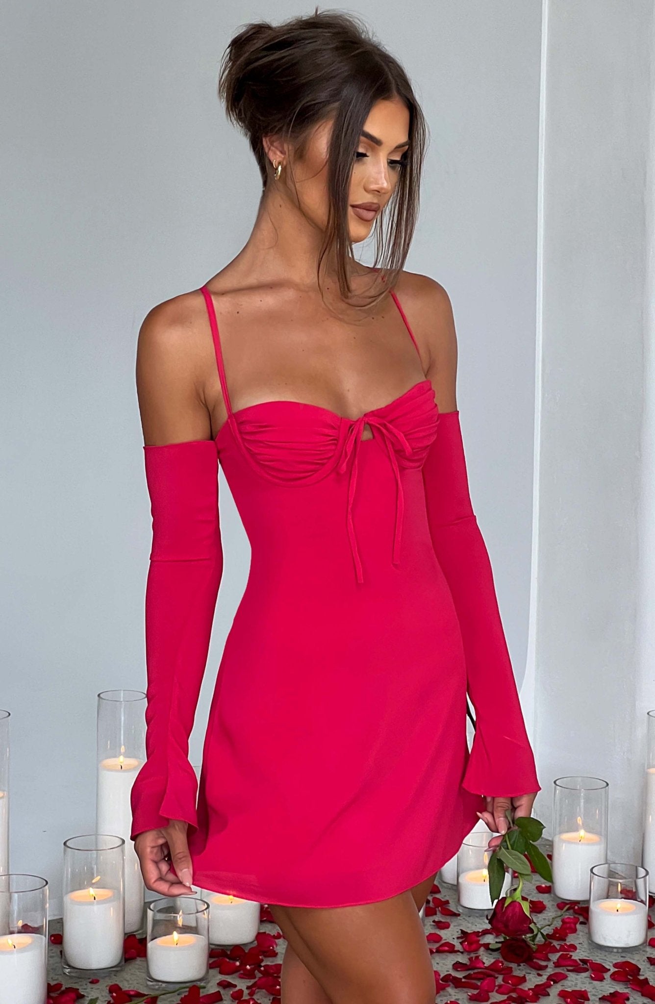Fiona Mini Dress - Pink - Cinderella