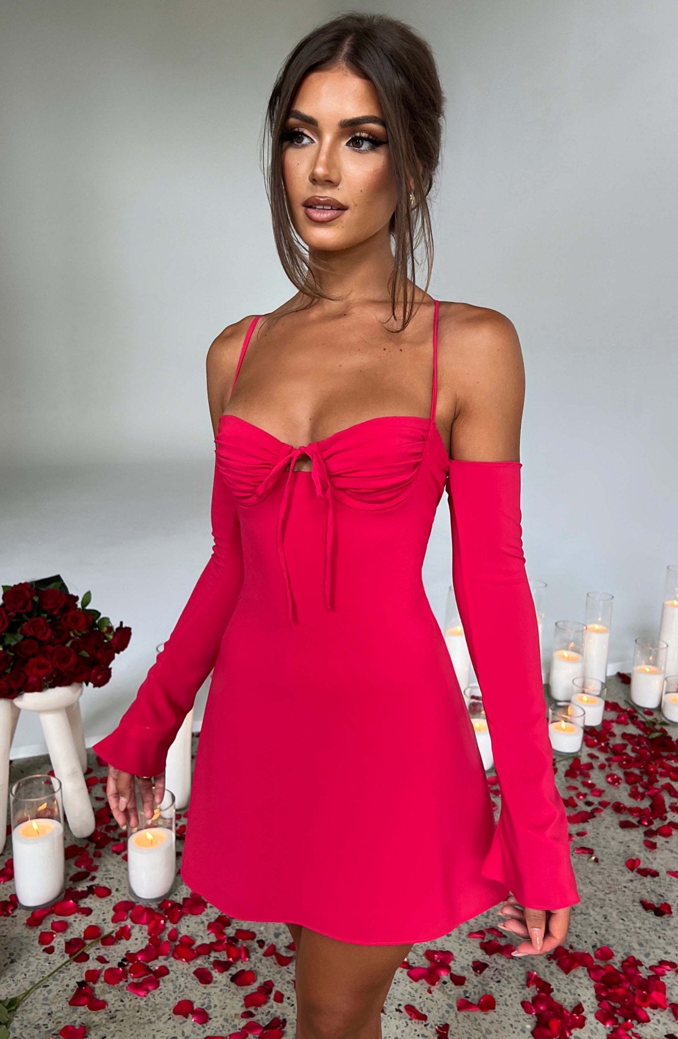 Fiona Mini Dress - Pink - Cinderella