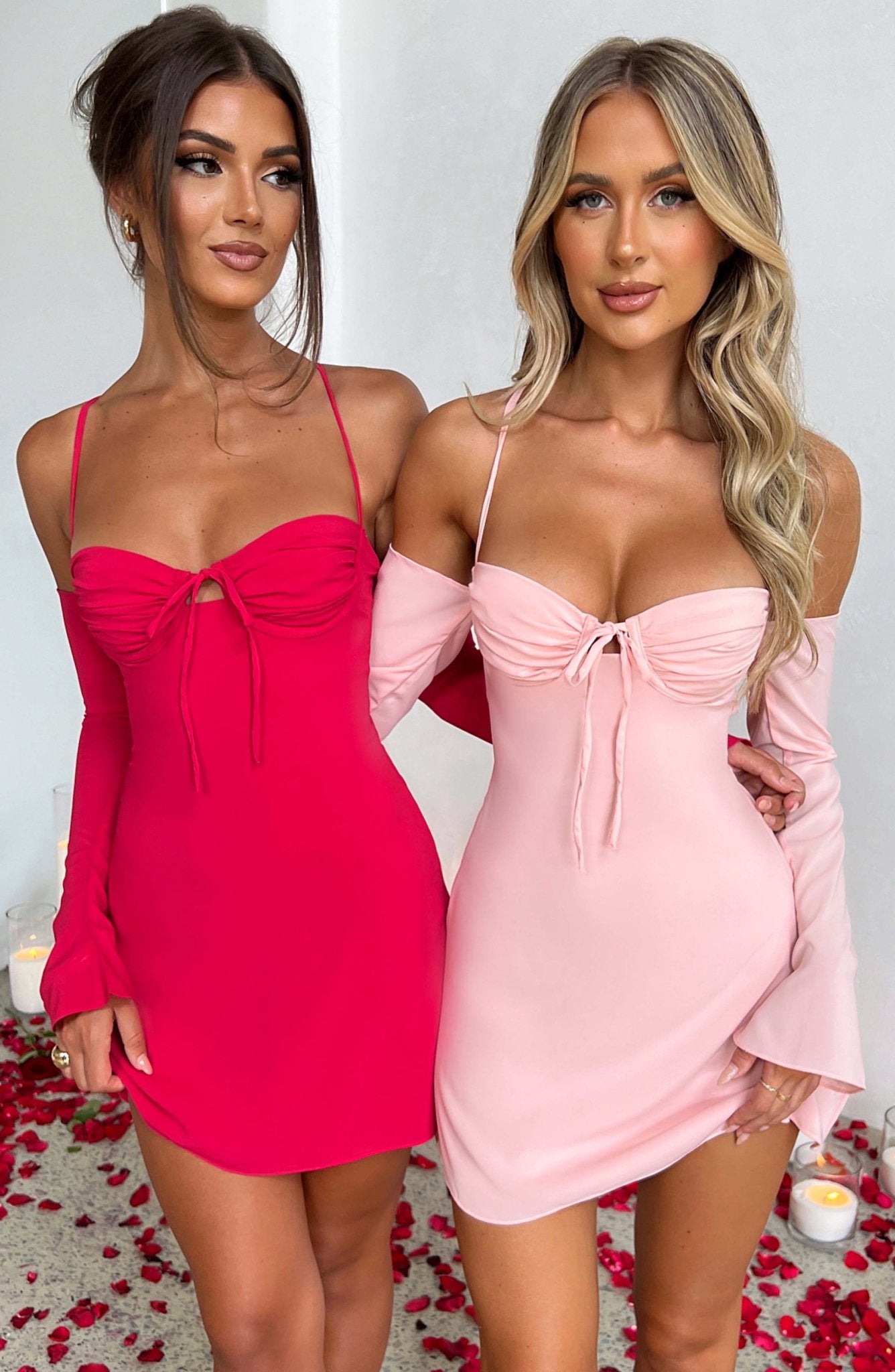 Fiona Mini Dress - Pink - Cinderella