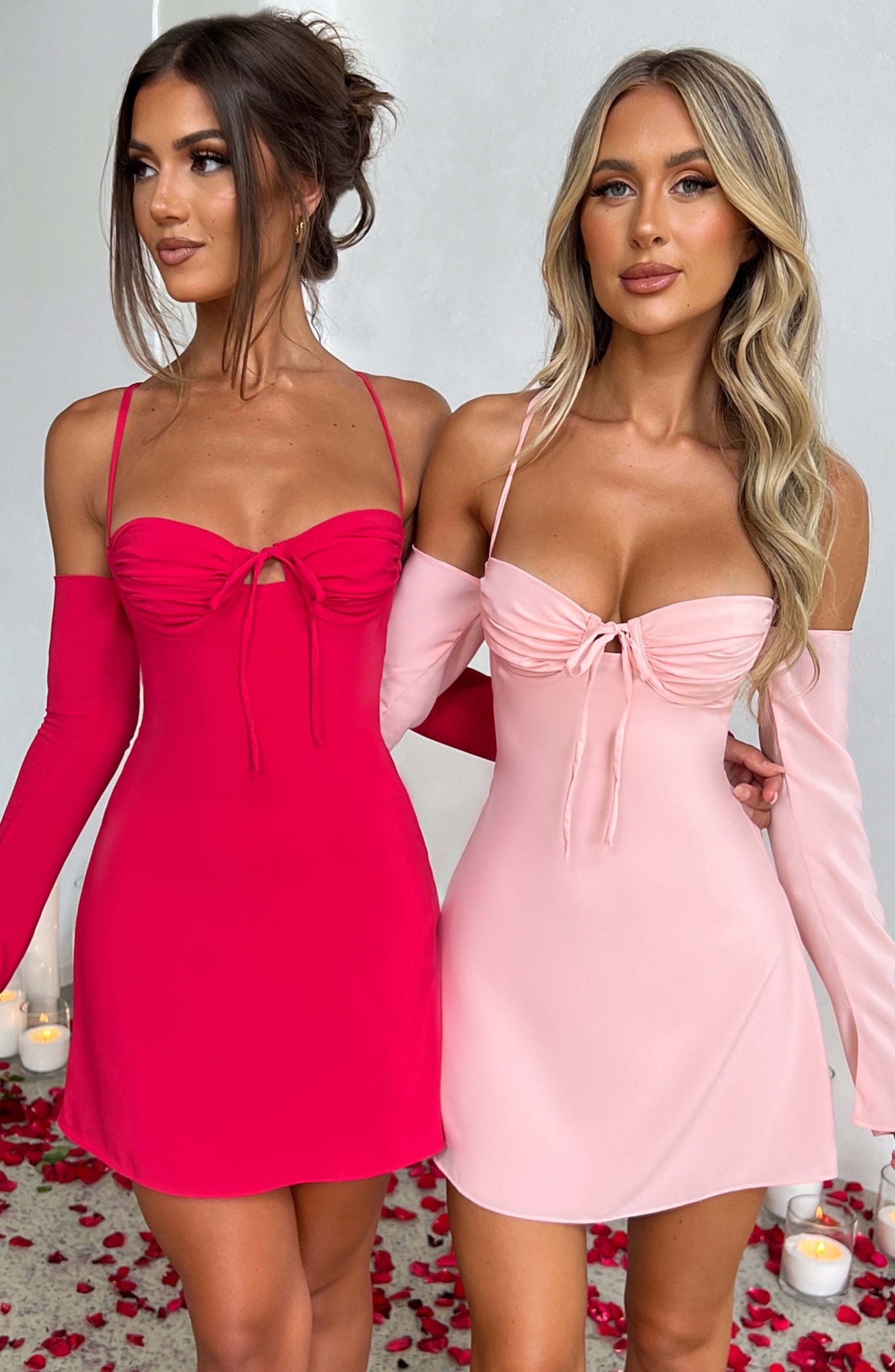 Fiona Mini Dress - Pink - Cinderella