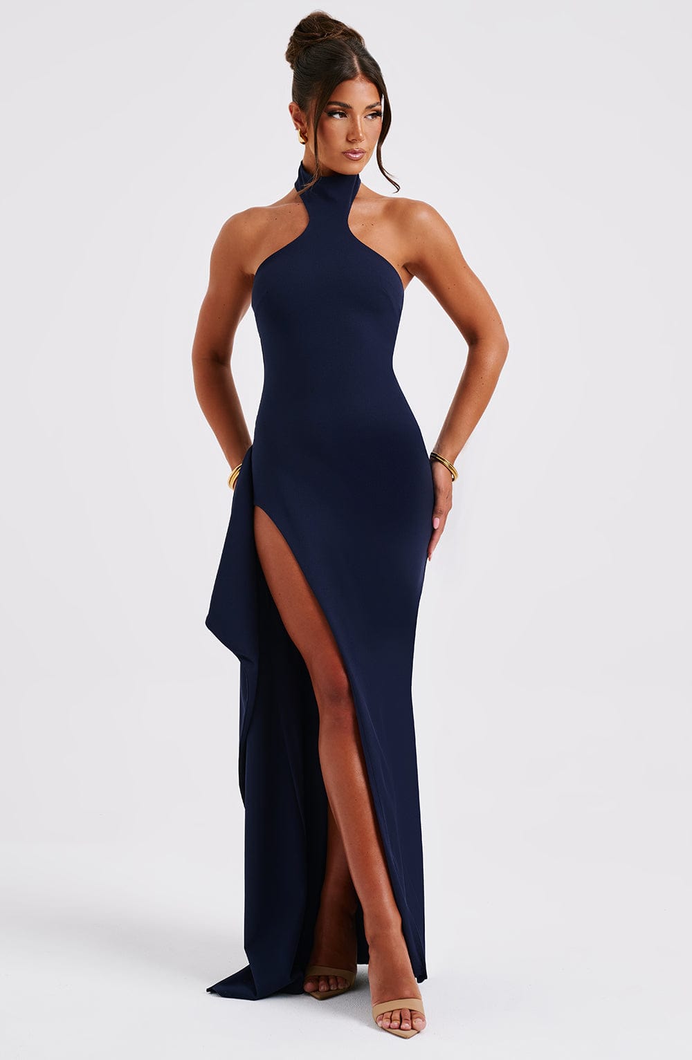 Isabella Maxi Dress - Navy - Cinderella