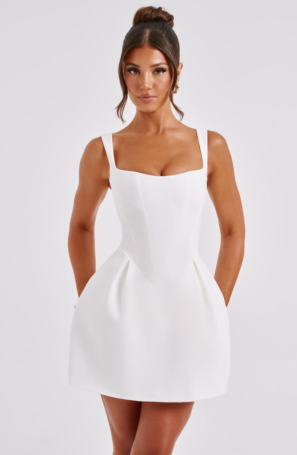 Janiyah Mini Dress - Ivory - Cinderella