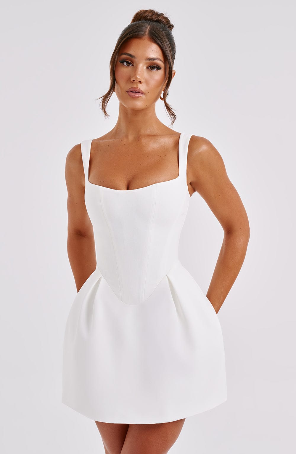 Janiyah Mini Dress - Ivory - Cinderella