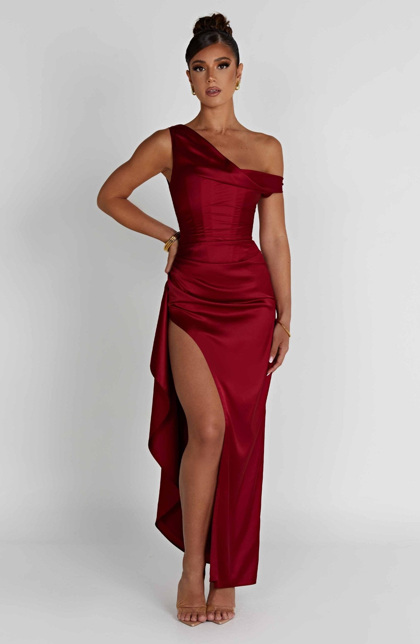 Juliette Maxi Dress - Wine - Cinderella