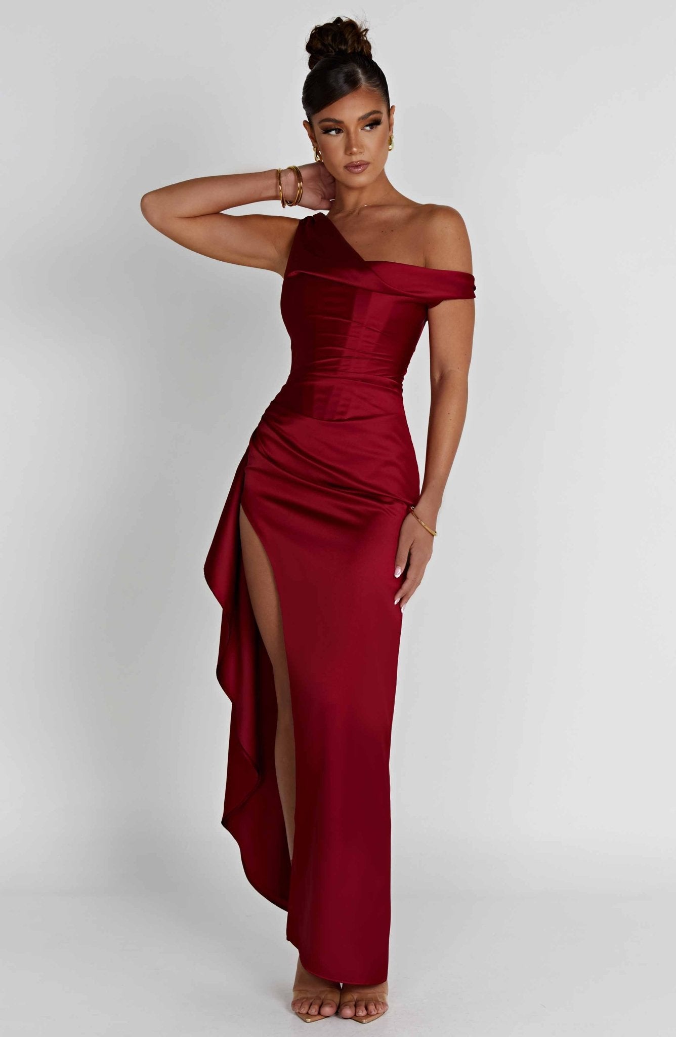 Juliette Maxi Dress - Wine - Cinderella