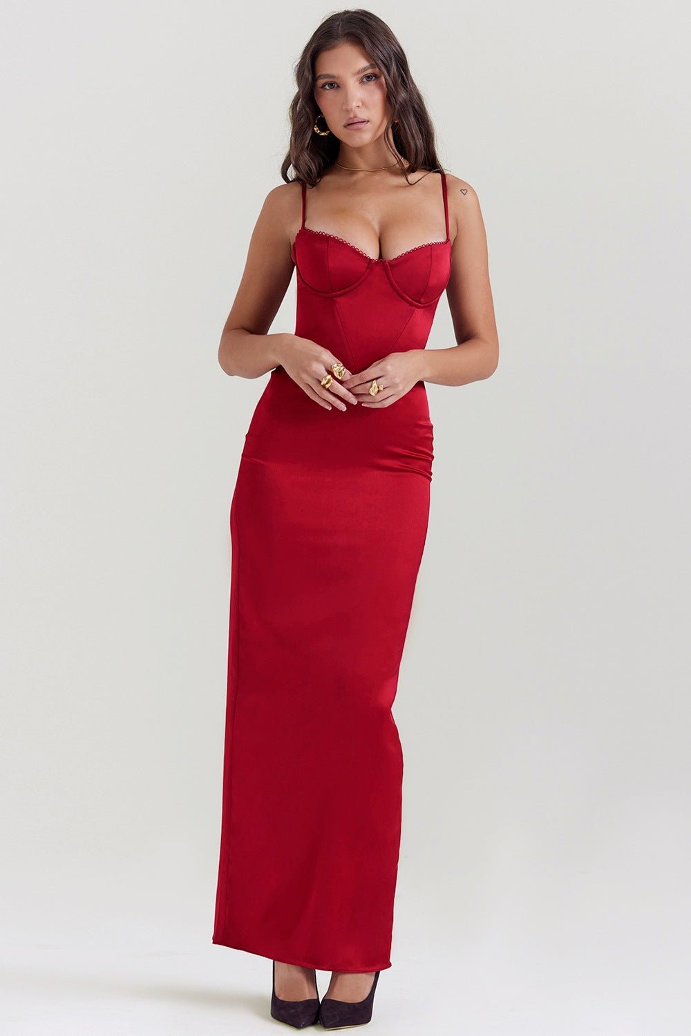 Juliette Satin Corset Dress - Cinderella