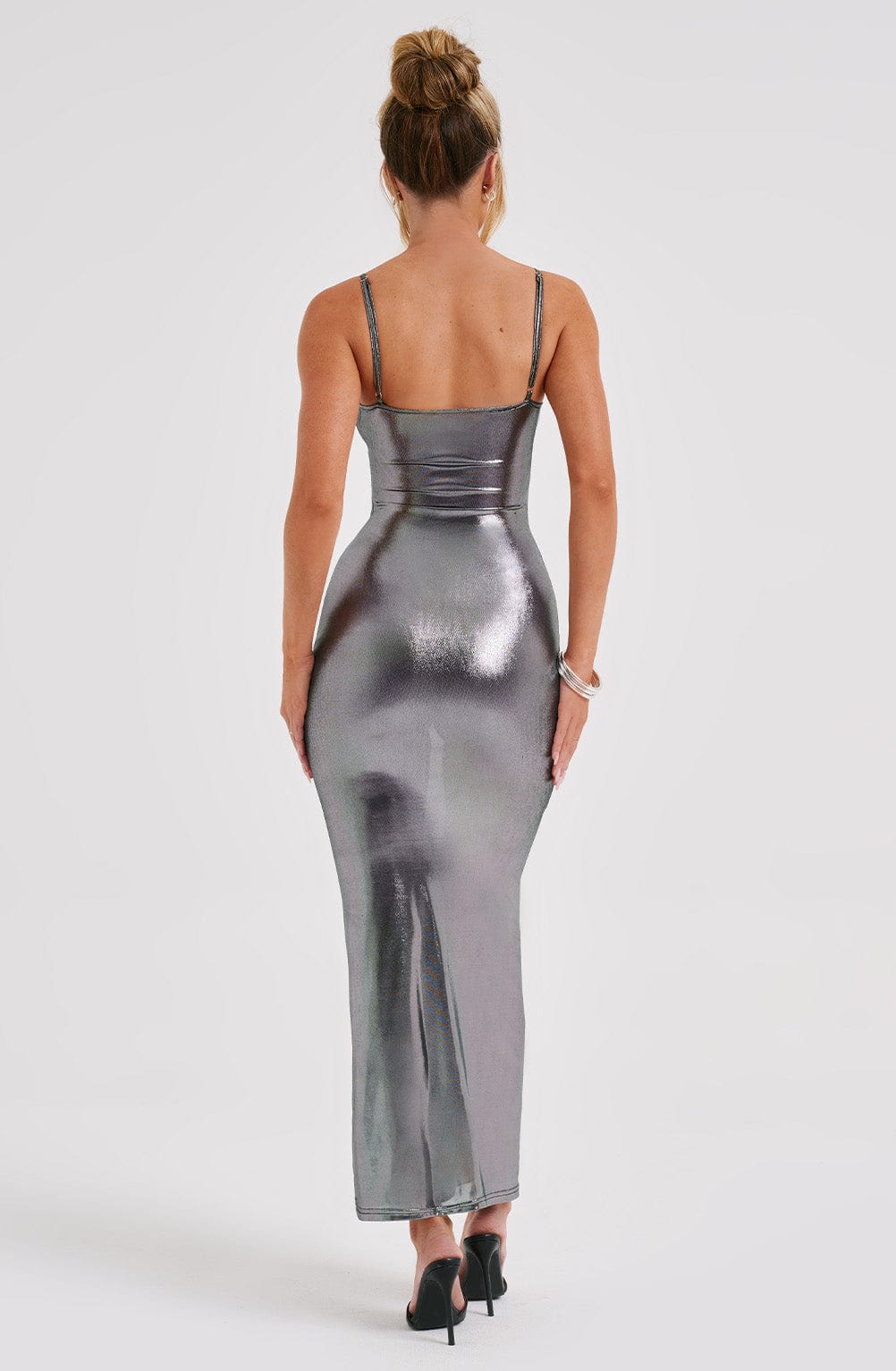 Kyrali Maxi Dress - Gunmetal - Cinderella