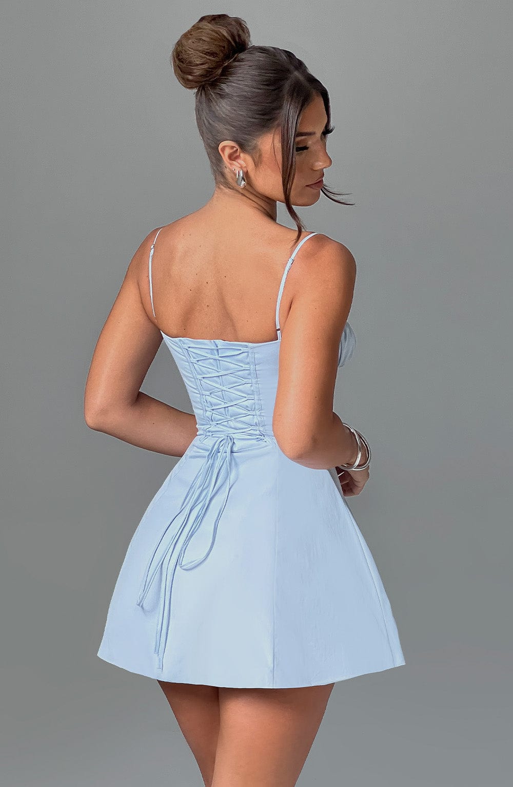 Lacey Mini Dress - Blue - Cinderella
