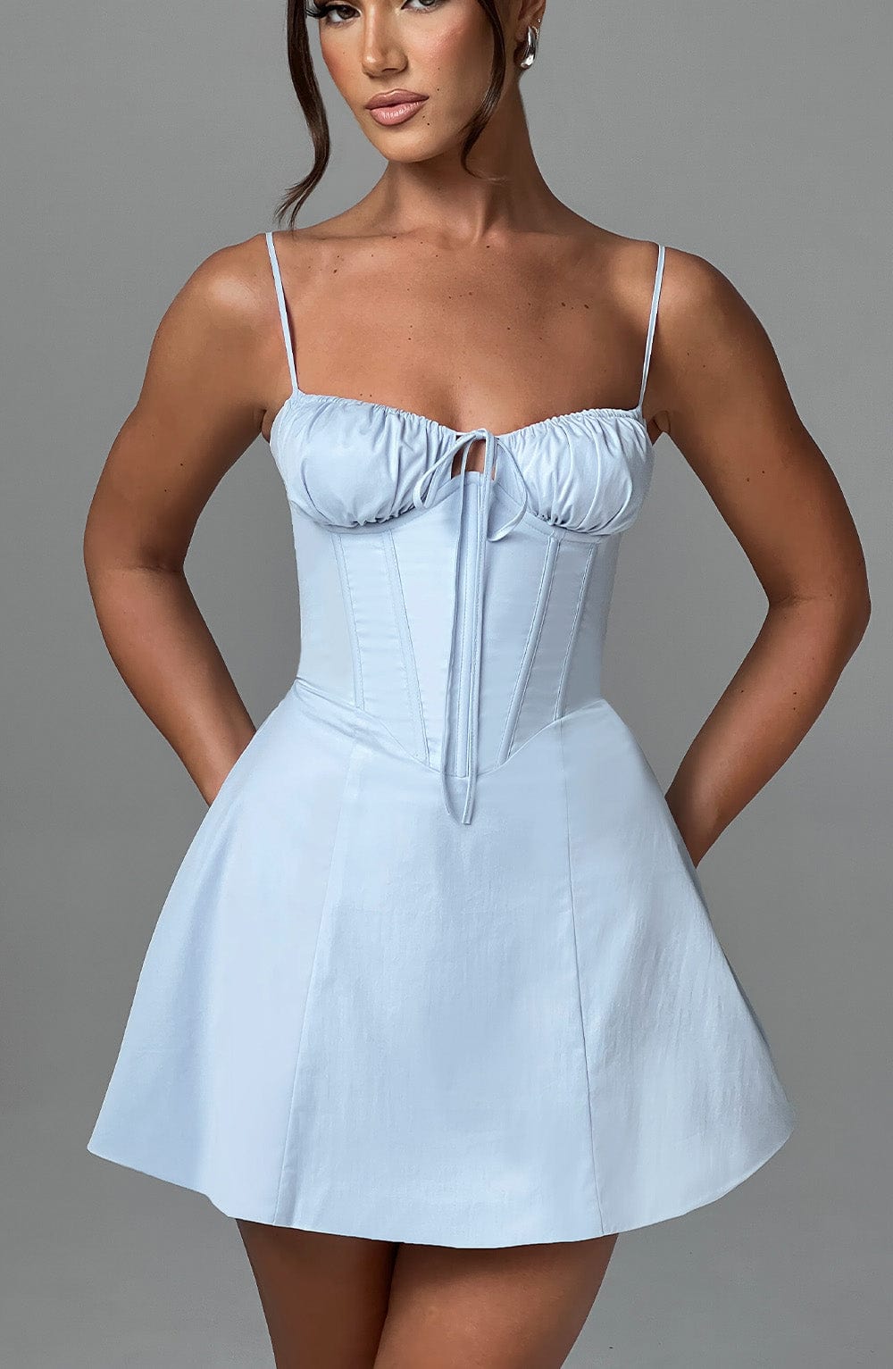 Lacey Mini Dress - Blue - Cinderella