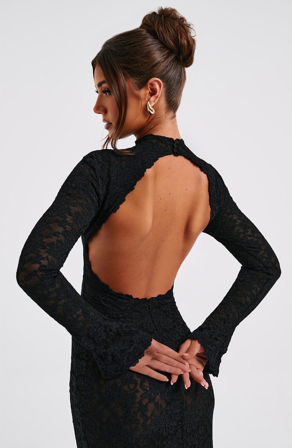 Leila Maxi Dress - Black - Cinderella