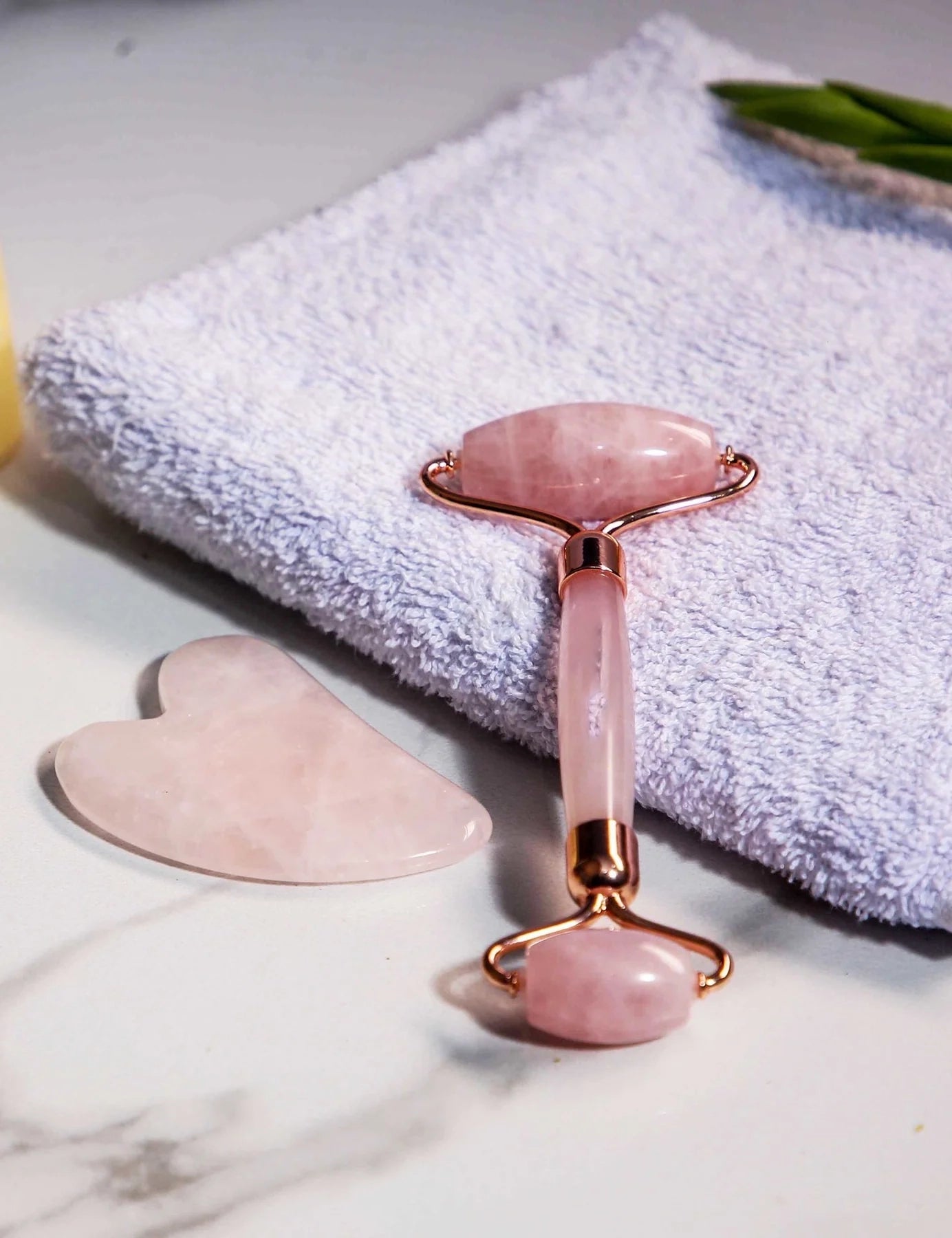 LuxeGlide Jade Roller and Gua Sha Set - Cinderella