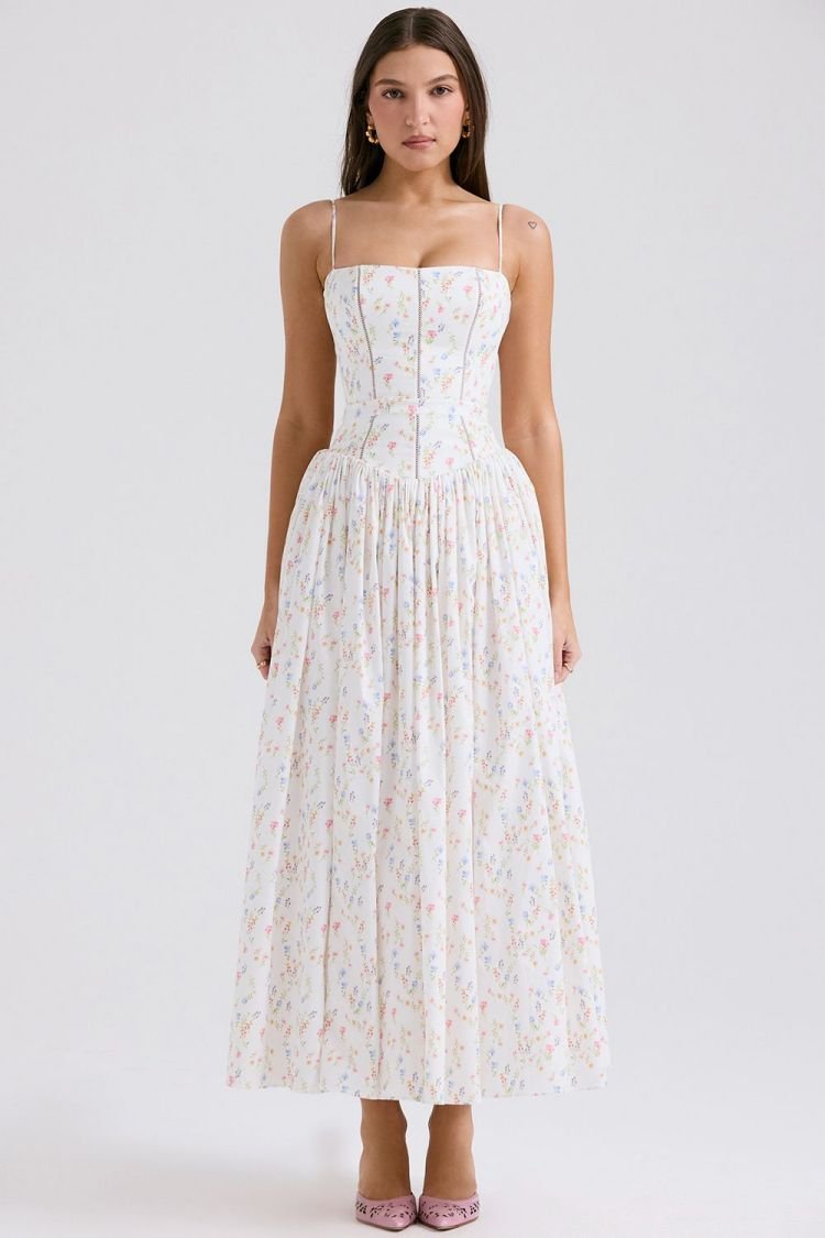 Margaret Maxi Dress - Posy Print - Cinderella