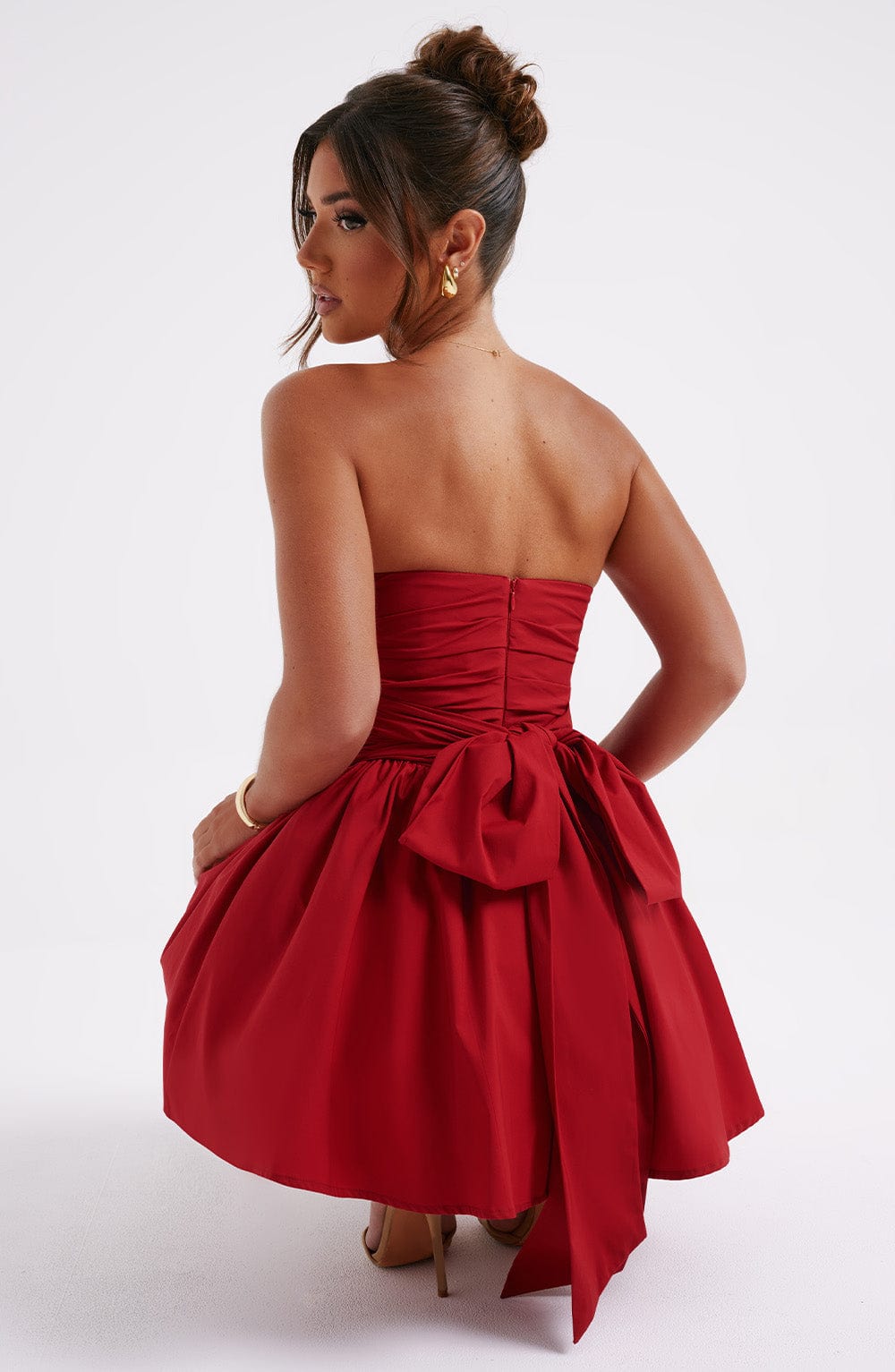 Melinda Mini Dress - Red - Cinderella