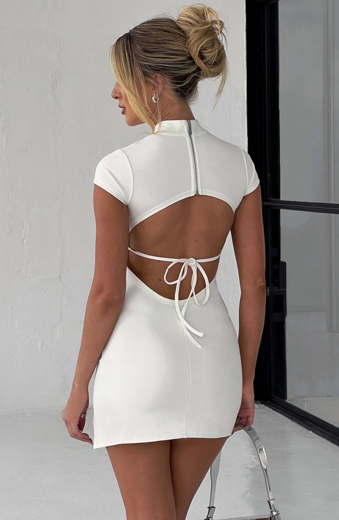 Mila Mini Dress - White - Cinderella