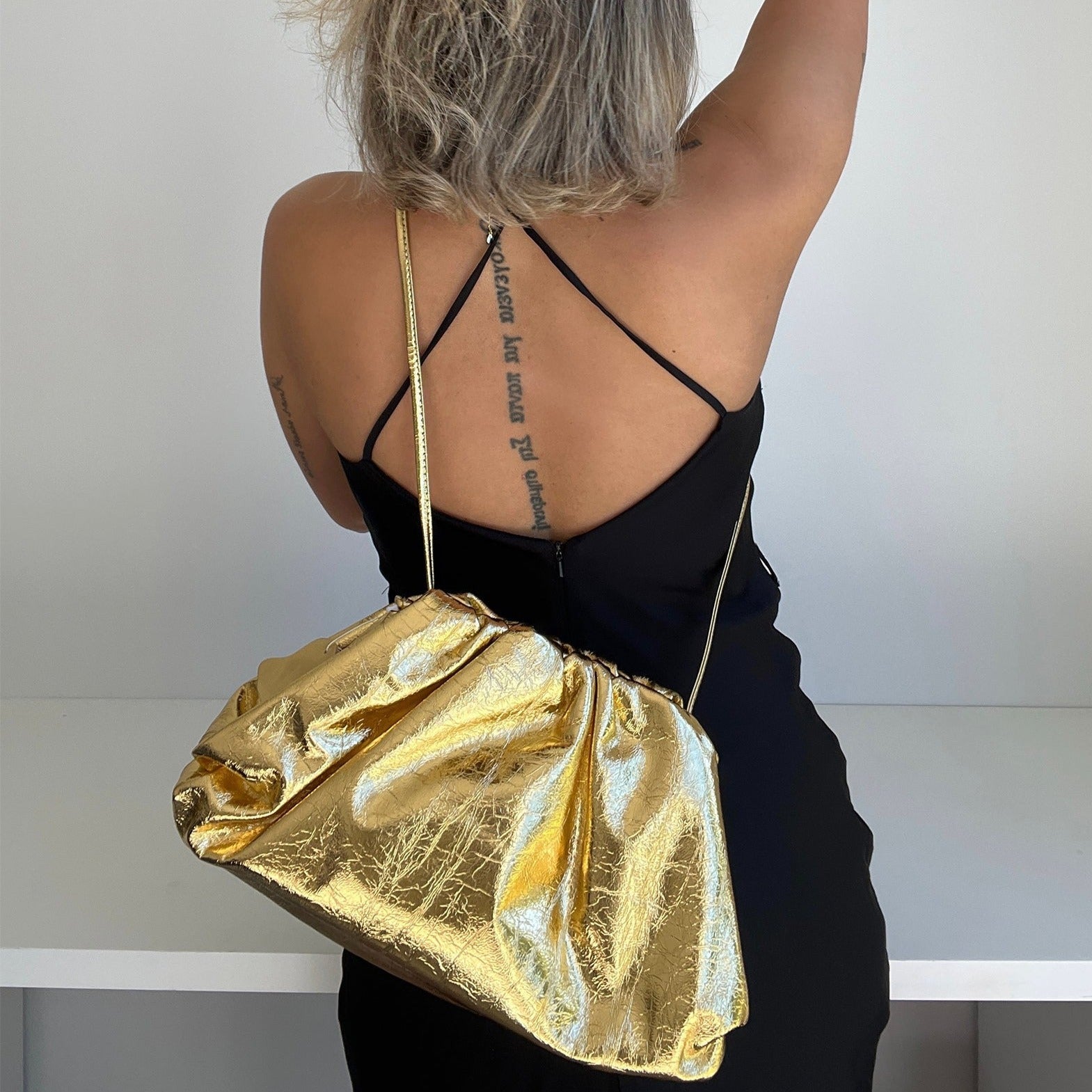 Mila Poche metallic bag - Cinderella