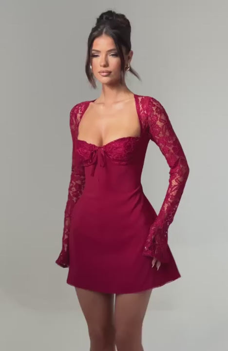 Minivestido Jacinta - Rojo