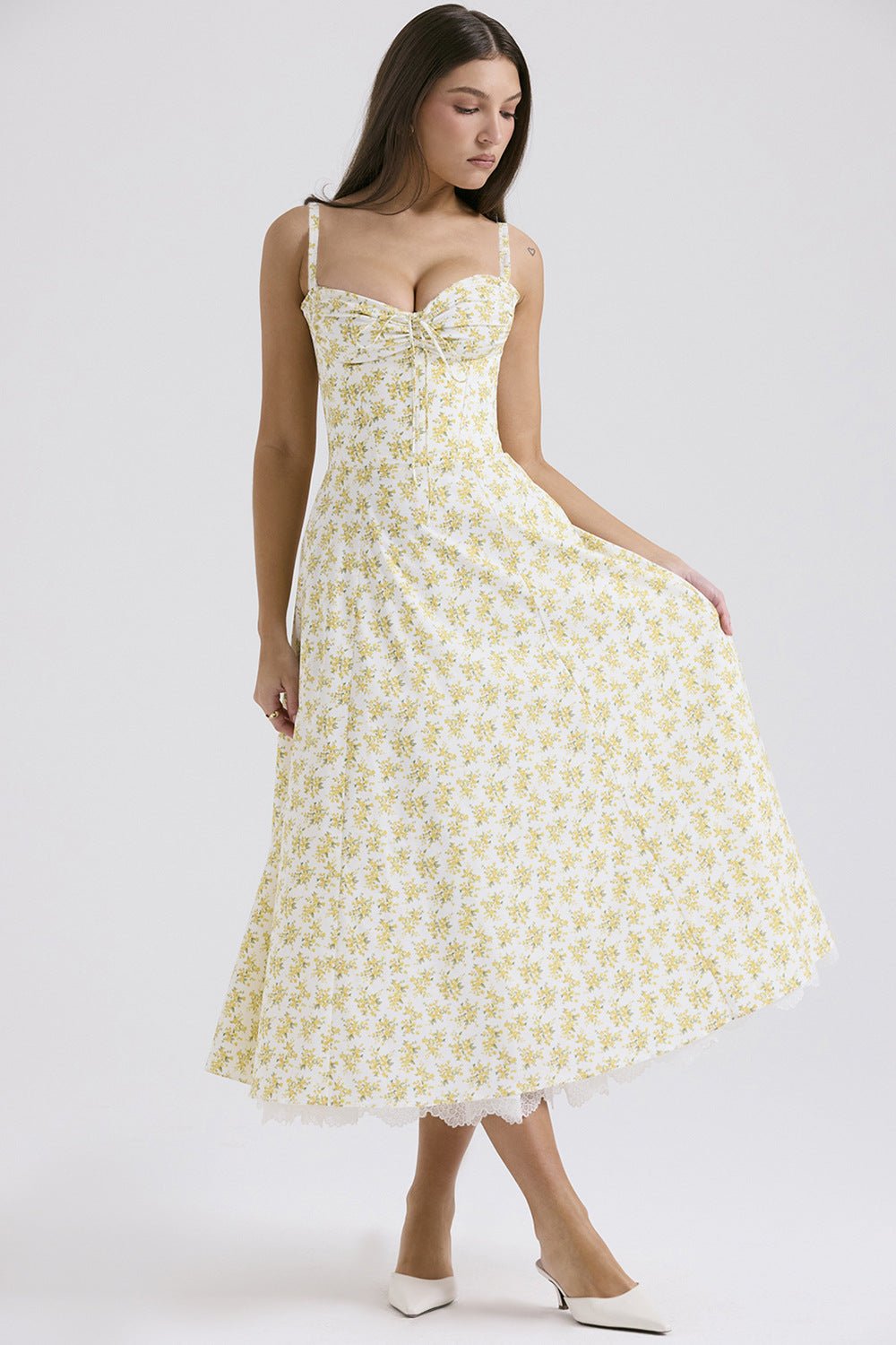 Rosalia Maxi Sundress - Floral Print - Cinderella