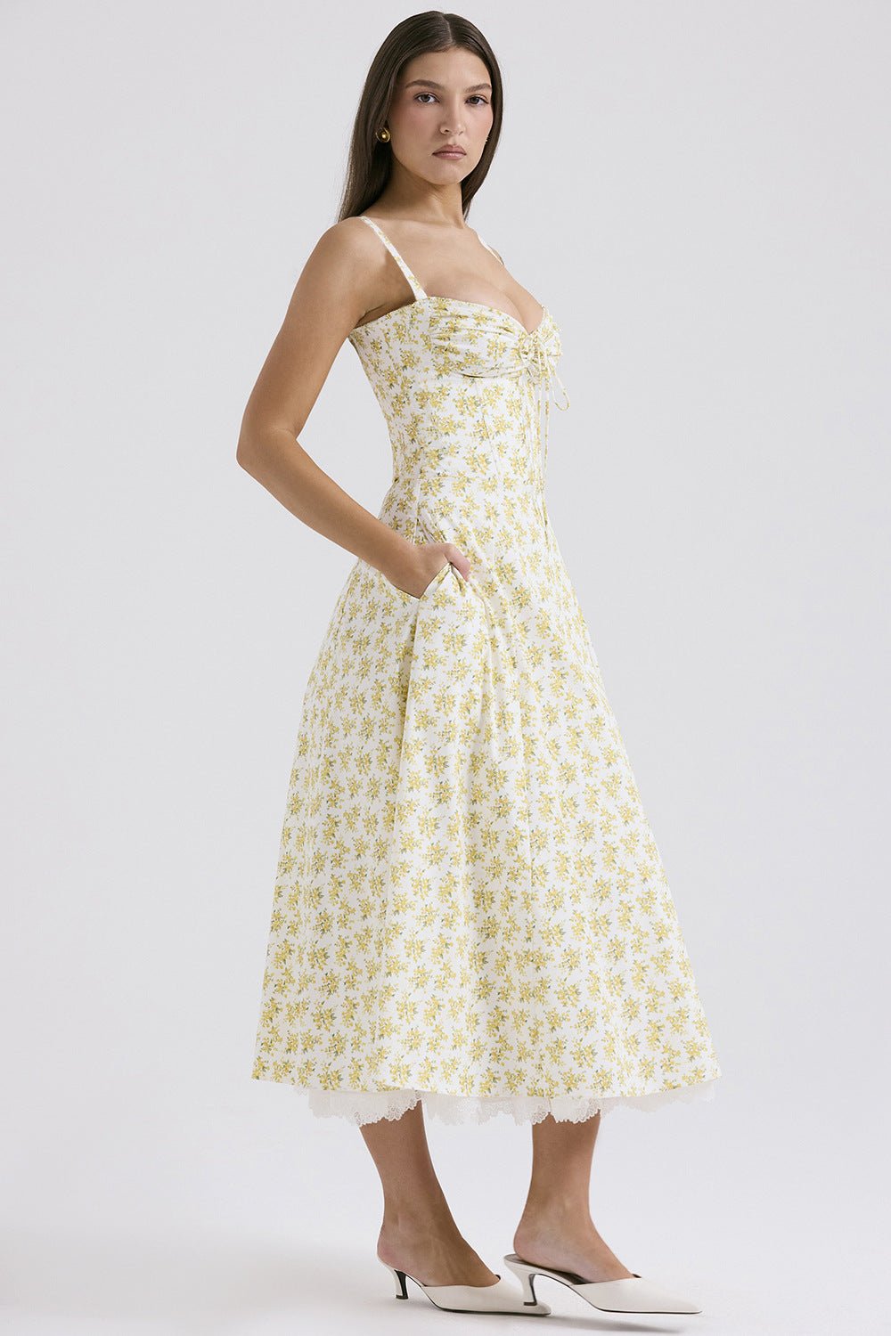 Rosalia Maxi Sundress - Floral Print - Cinderella