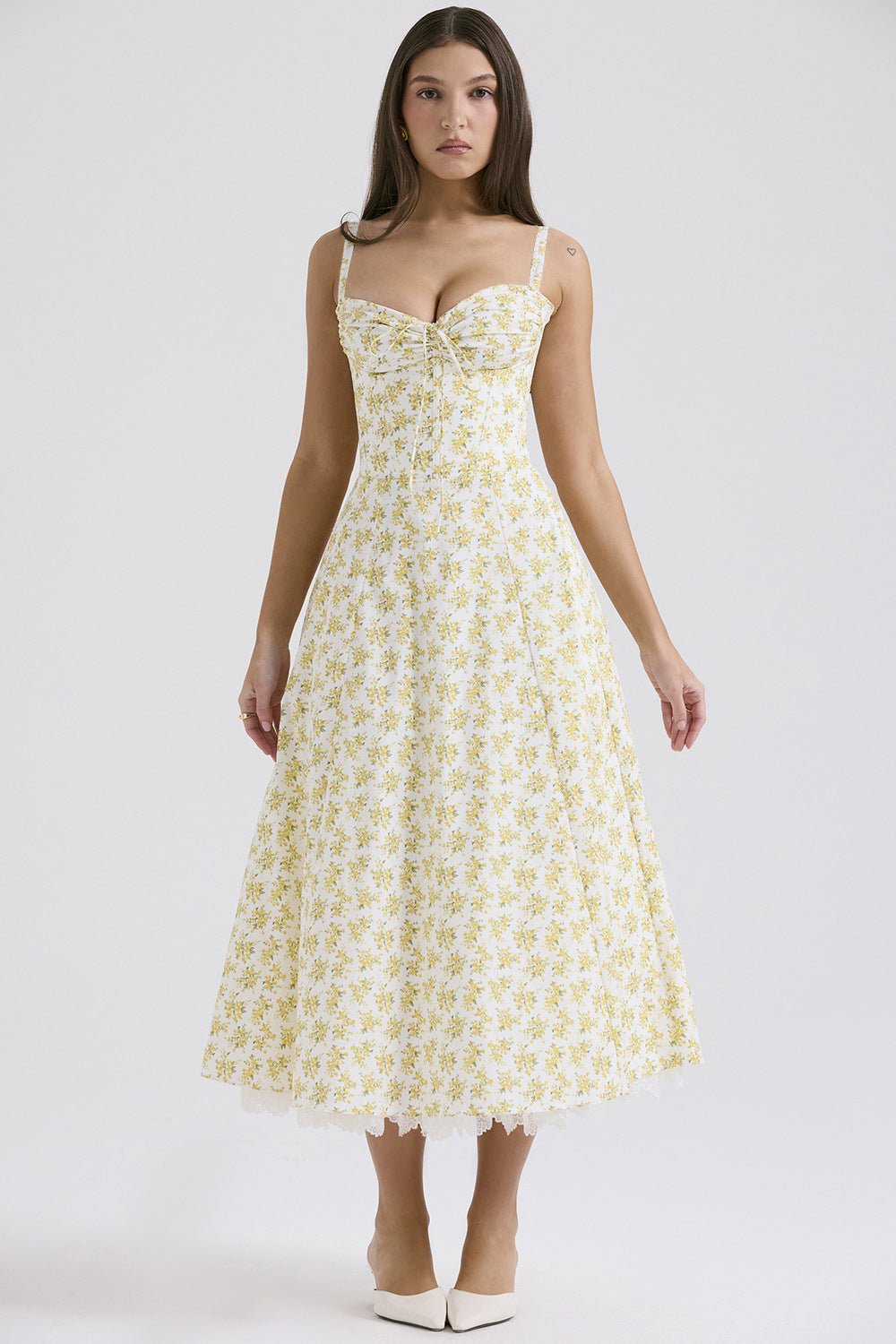 Rosalia Maxi Sundress - Floral Print - Cinderella