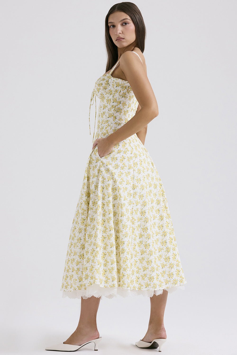 Rosalia Maxi Sundress - Floral Print - Cinderella