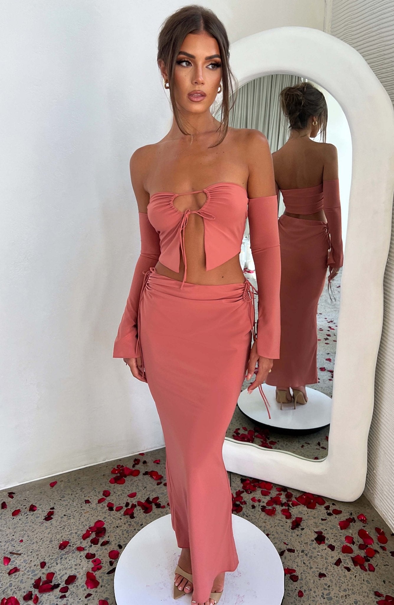 Tana Maxi Skirt - Rose Pink - Cinderella