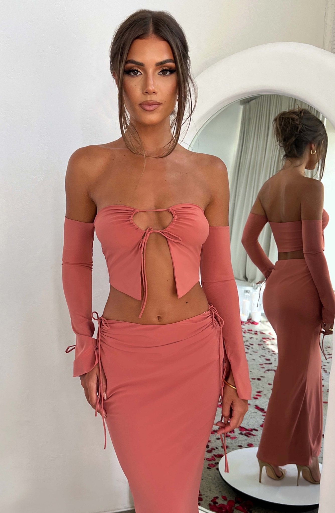 Tana Maxi Skirt - Rose Pink - Cinderella
