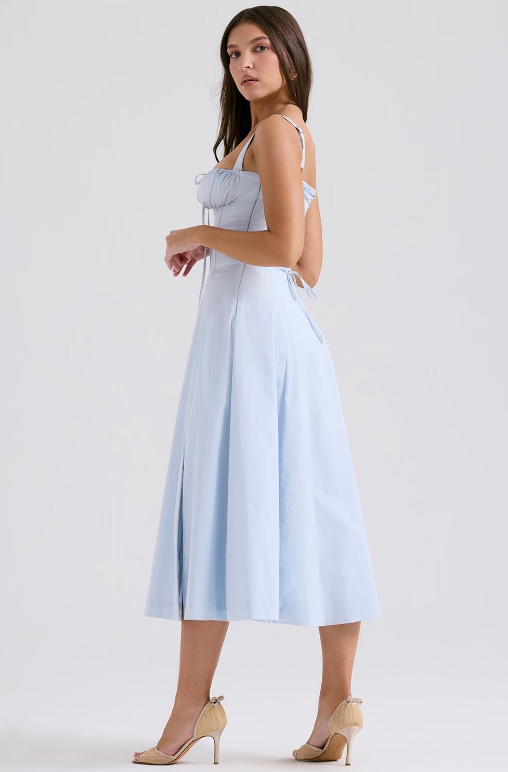 Tiana Midi Dress - Blue - Cinderella